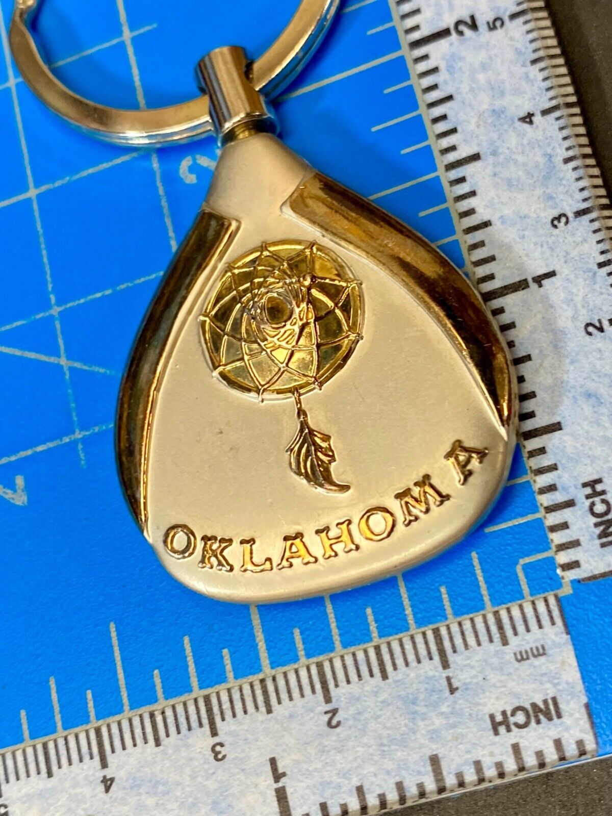 The Great State of Oklahoma keychain Souvenir Key Chain Key Ring