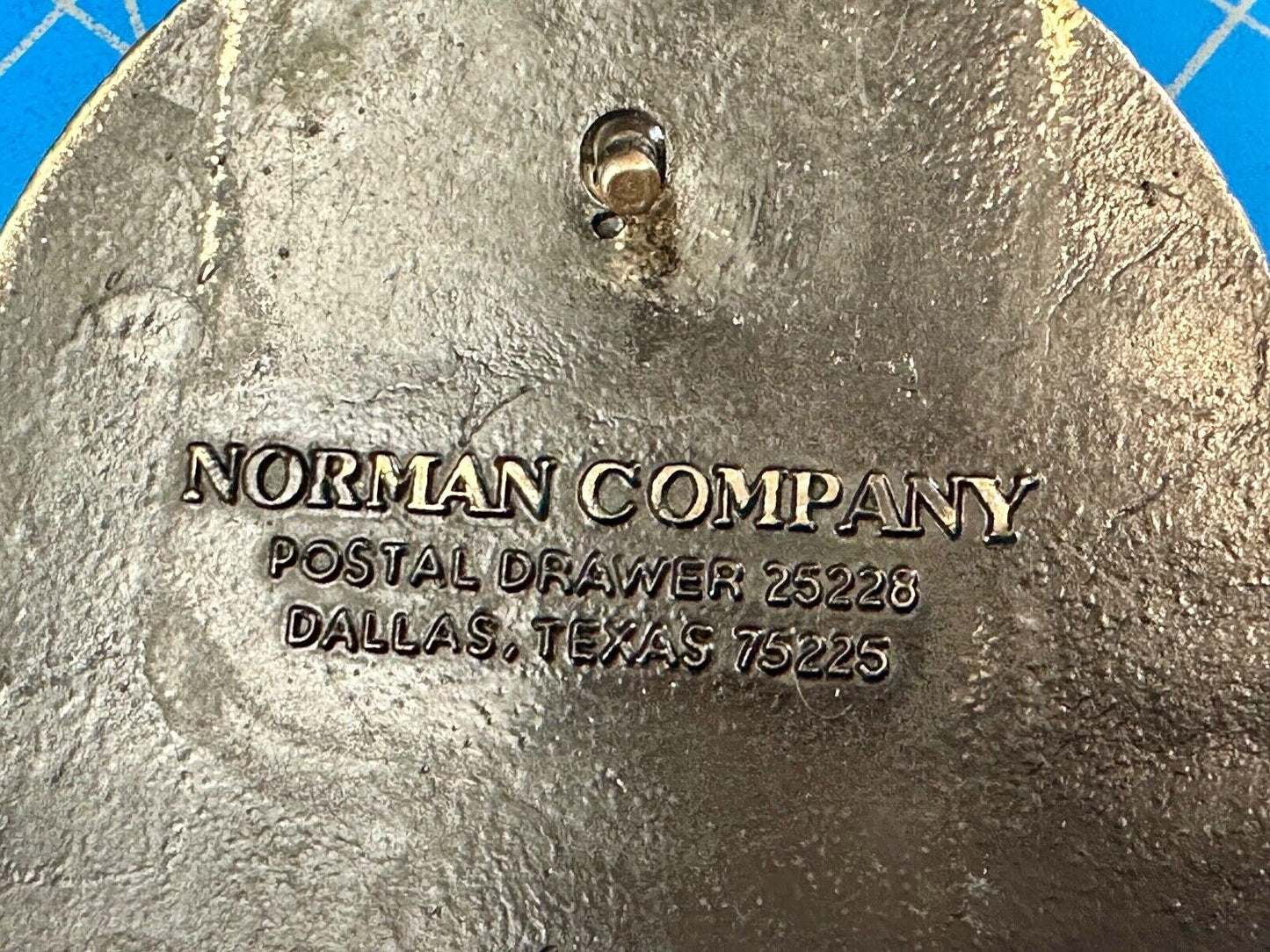 Texas State Rifle Association Charging longhorn Hunting Norman Co. belt buckle