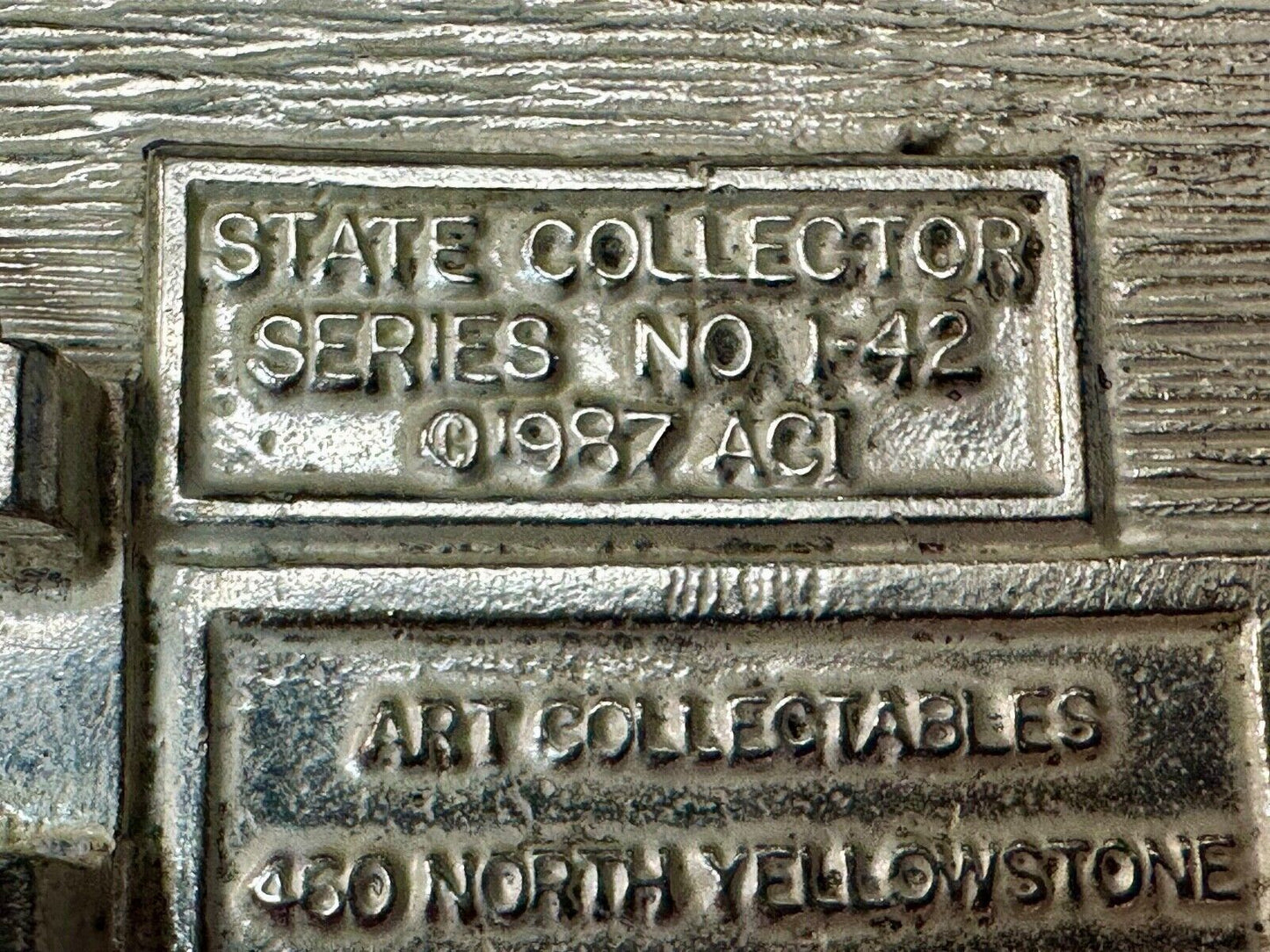 The Seal of the State of Washington Ronald Vtg 1889 belt buckle Art Collectibles