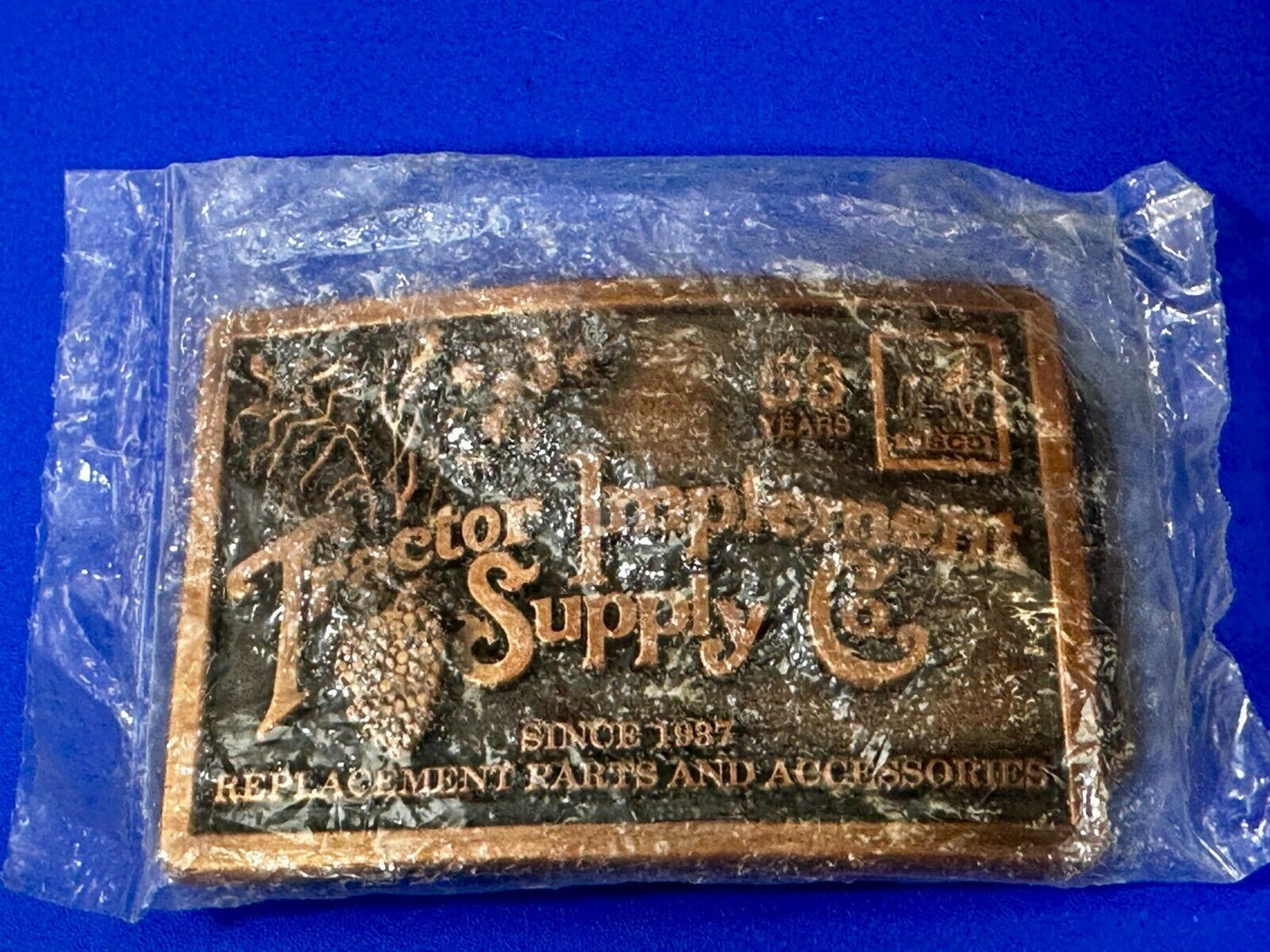 TISCO 58 Years Tractor Implement Supply Co. Since 1937 Belt Buckle by Spec-Cast