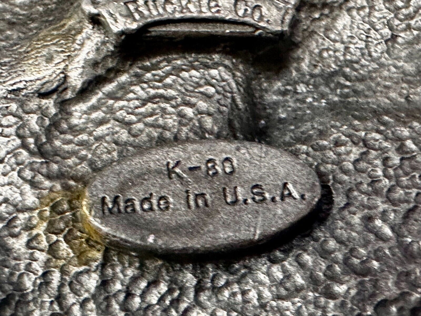 The Wild Horse Commemorative Vintage 1988 Siskiyou Belt Buckle K-80
