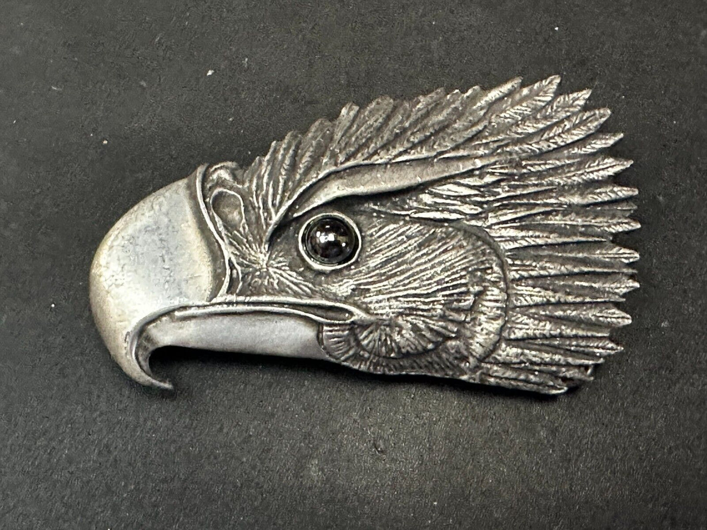 Vintage Eagles Head - Highly Detailed - Frederick Pewter Canada Belt Buckle