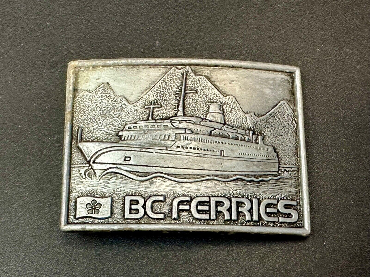 BC Ferries Passenger Boat Ship Company vintage Century Canada belt buckle