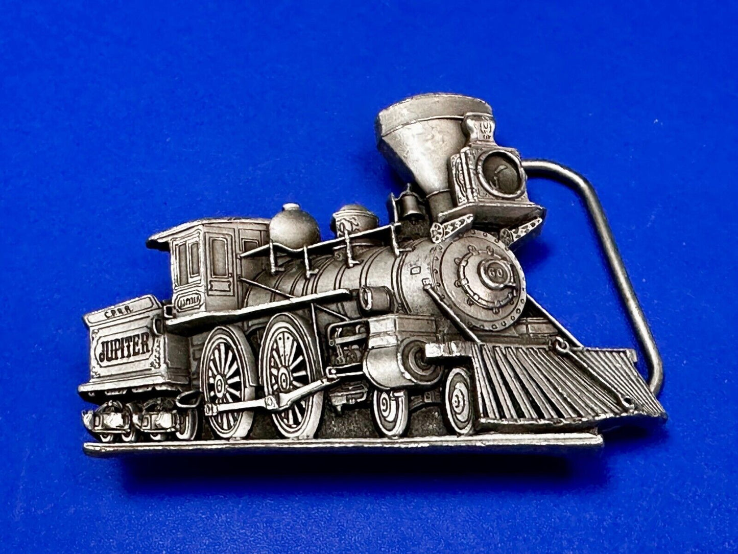 Train Locomotive Steam Engine RailRoad 1986 Great American Products Belt Buckle
