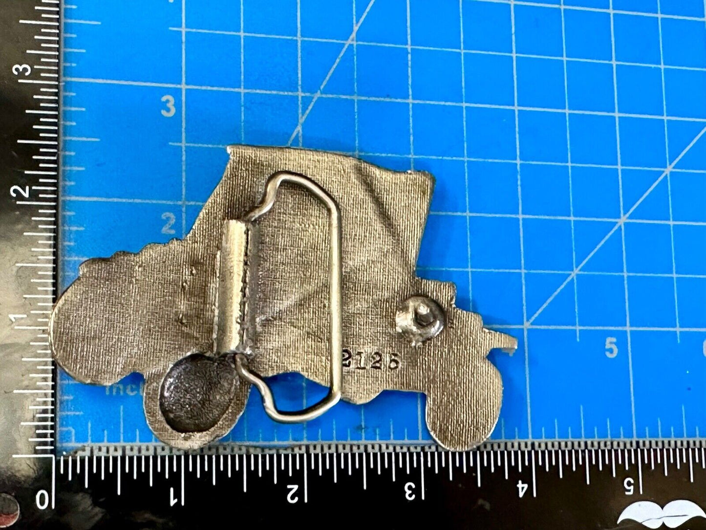 vintage Car Collectors Auto 30's? Cutout car shaped belt buckle