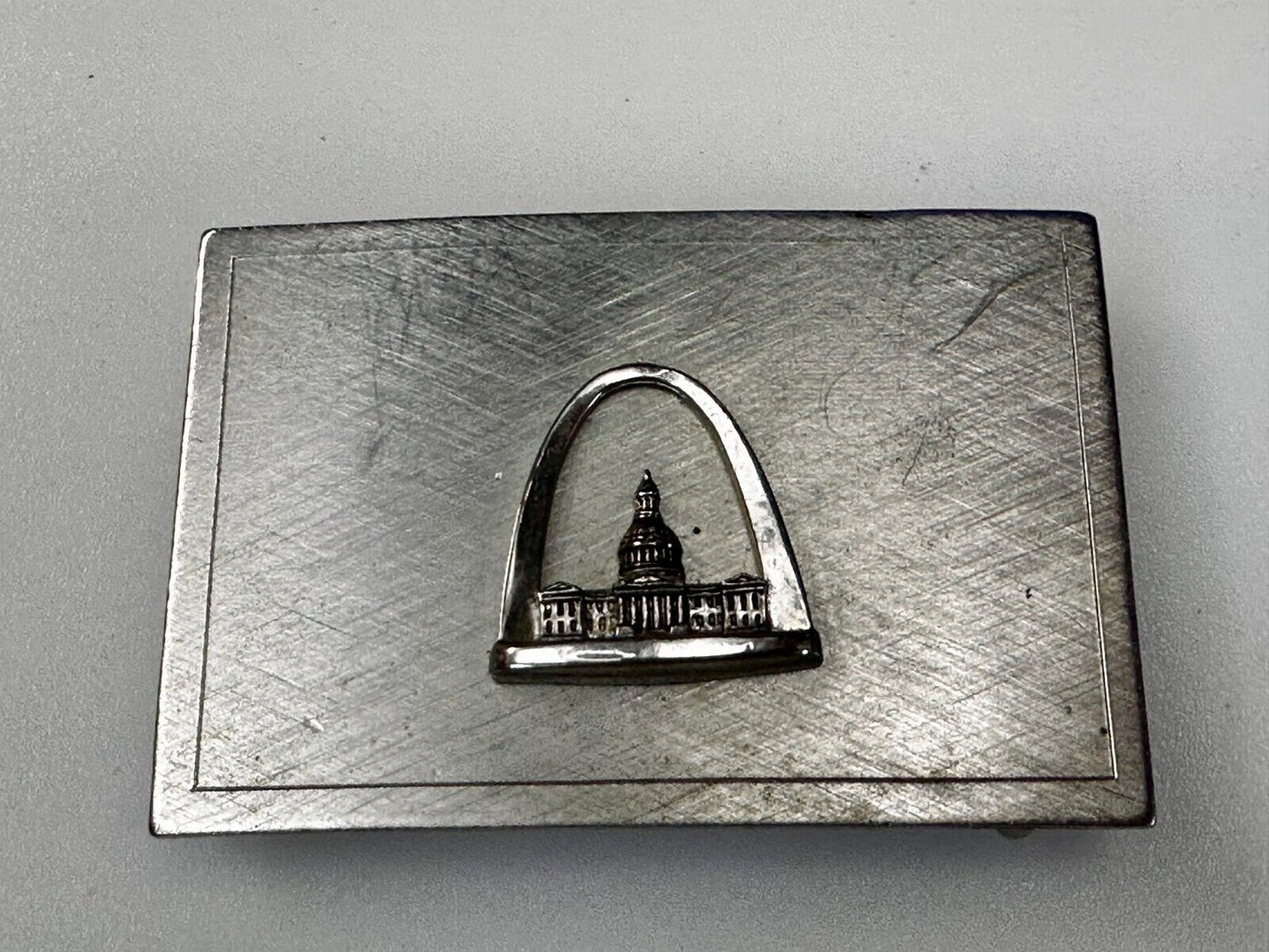 The Gateway Arch St. Louis Missouri Mo Monument Museum Commemorative Belt Buckle