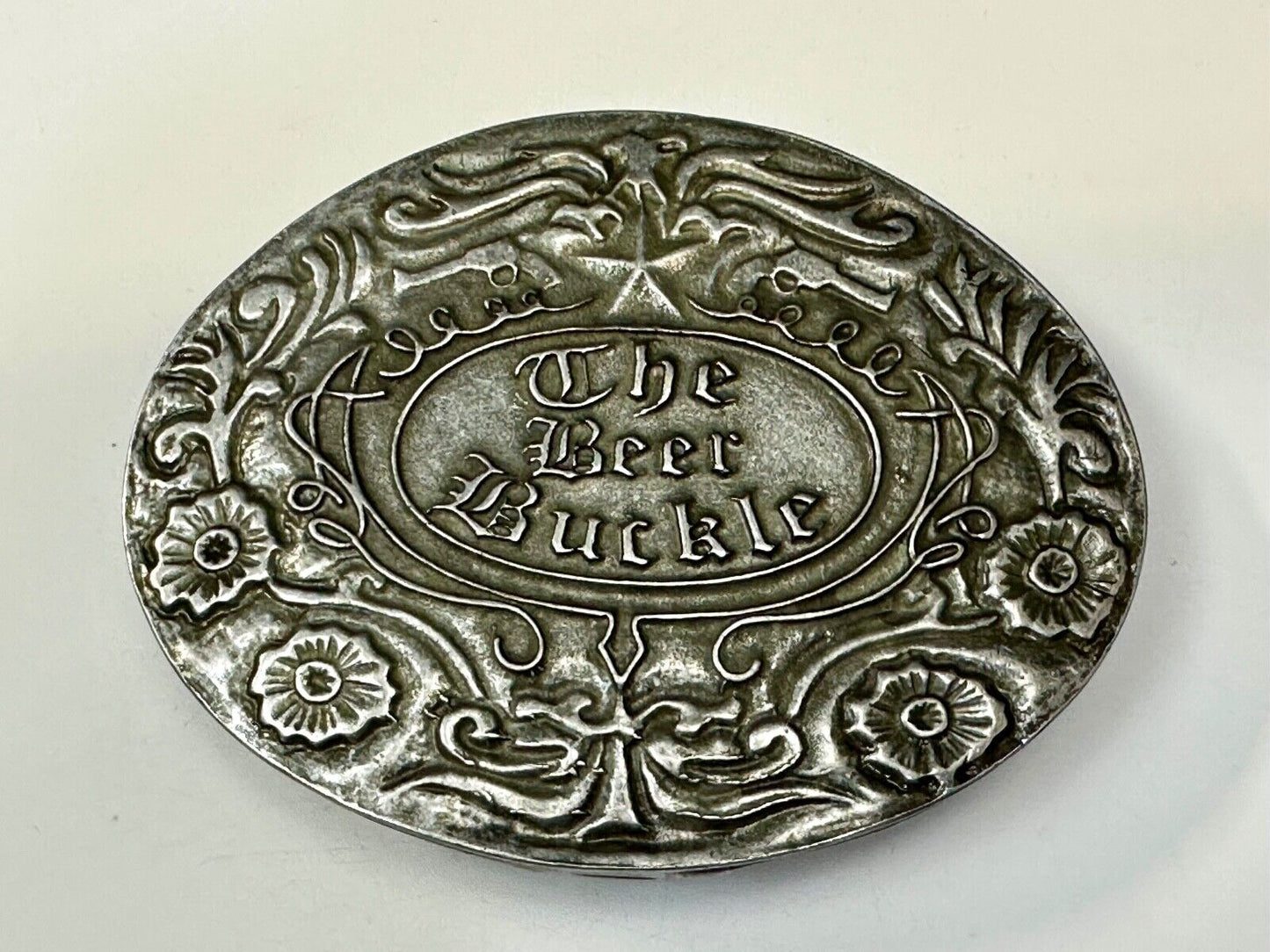 The Beer Buckle Beverage Can Holder Belt Buckle Made in USA Bev Buckle