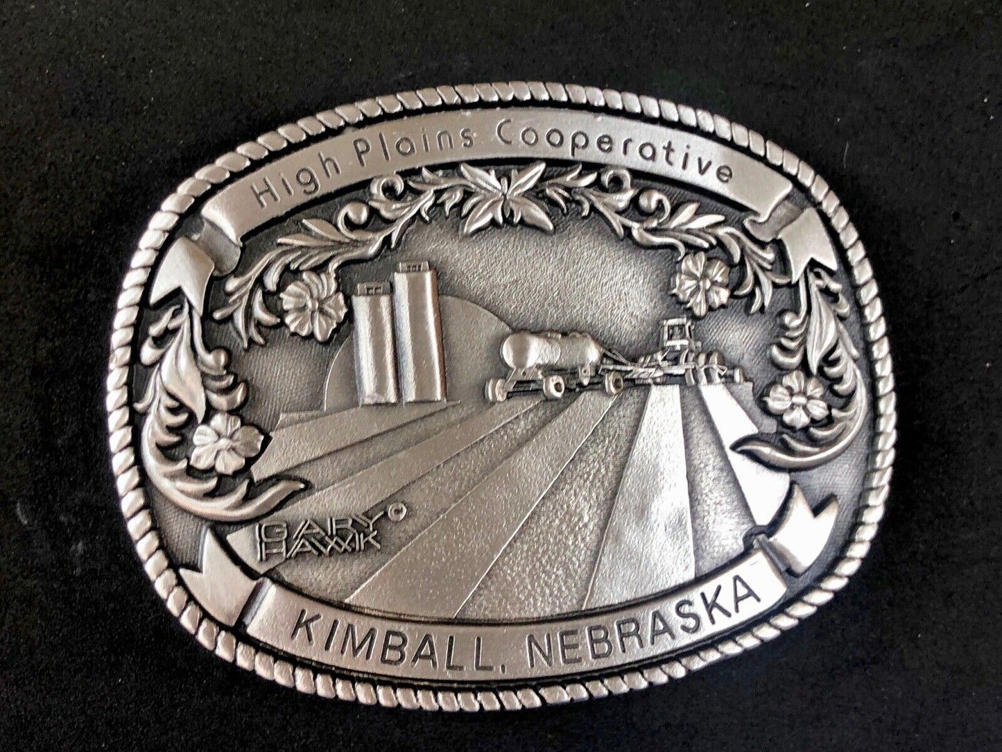 1987 Collector Series HIGH PLAINS COOPERATIVE Kimball NE 330 of 500 Belt Buckle