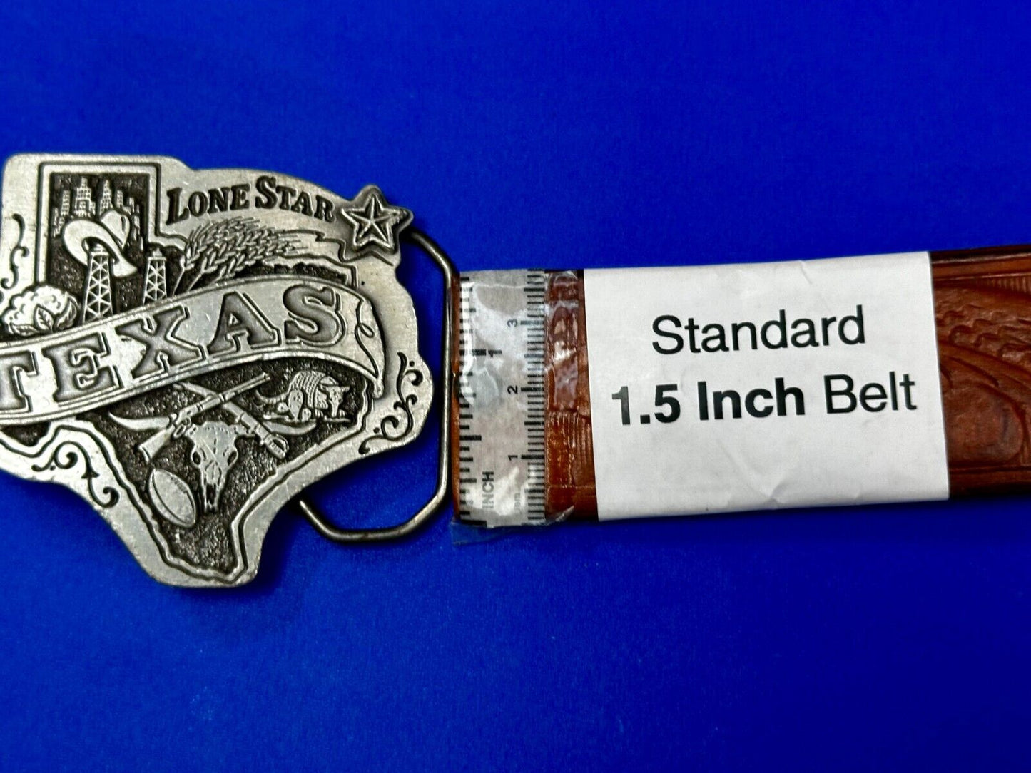 Texas Lone Star State Oil Guns Longhorn by The Great American Belt Buckle Co