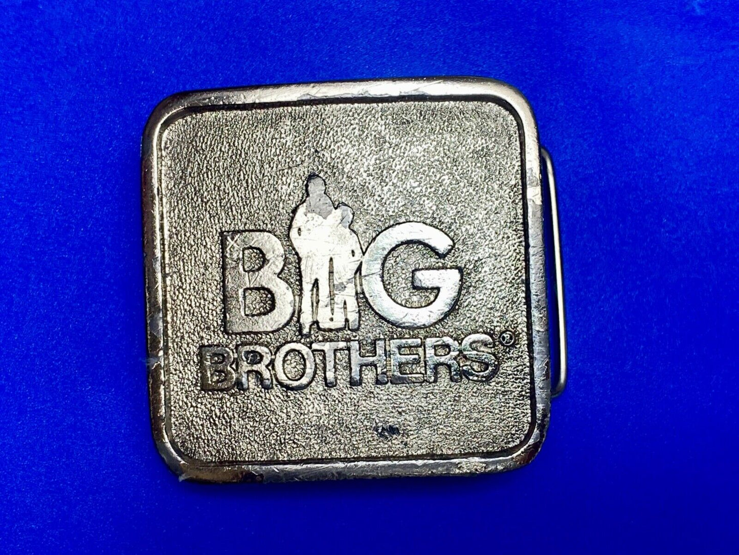 BIG BROTHERS COMMEMORATIVE BELT BUCKLE! VINTAGE! 1970s! WYOMING STUDIO ART WORKS