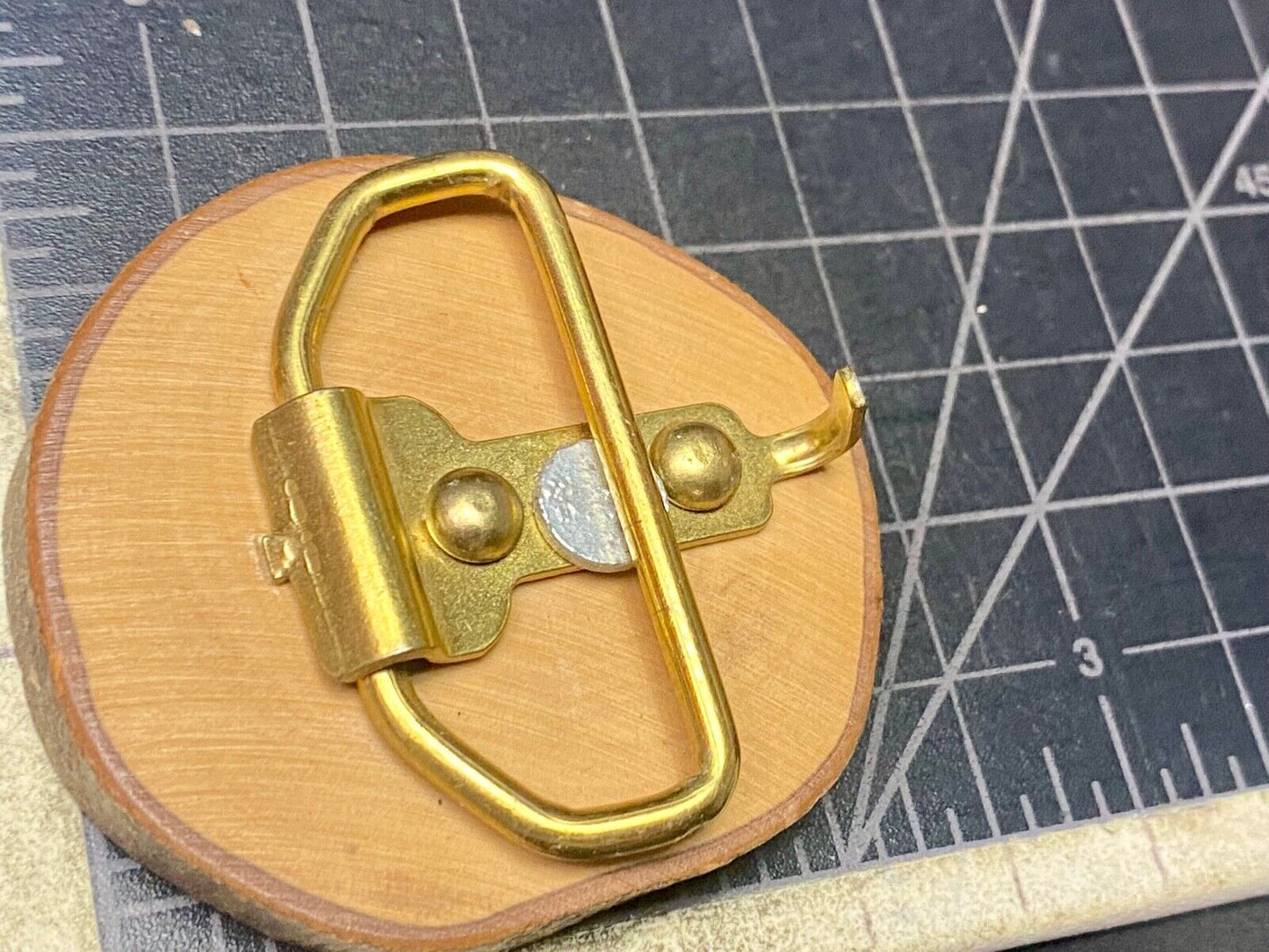 The Great Elk - Carving In Natural Wood Artisan Belt Buckle