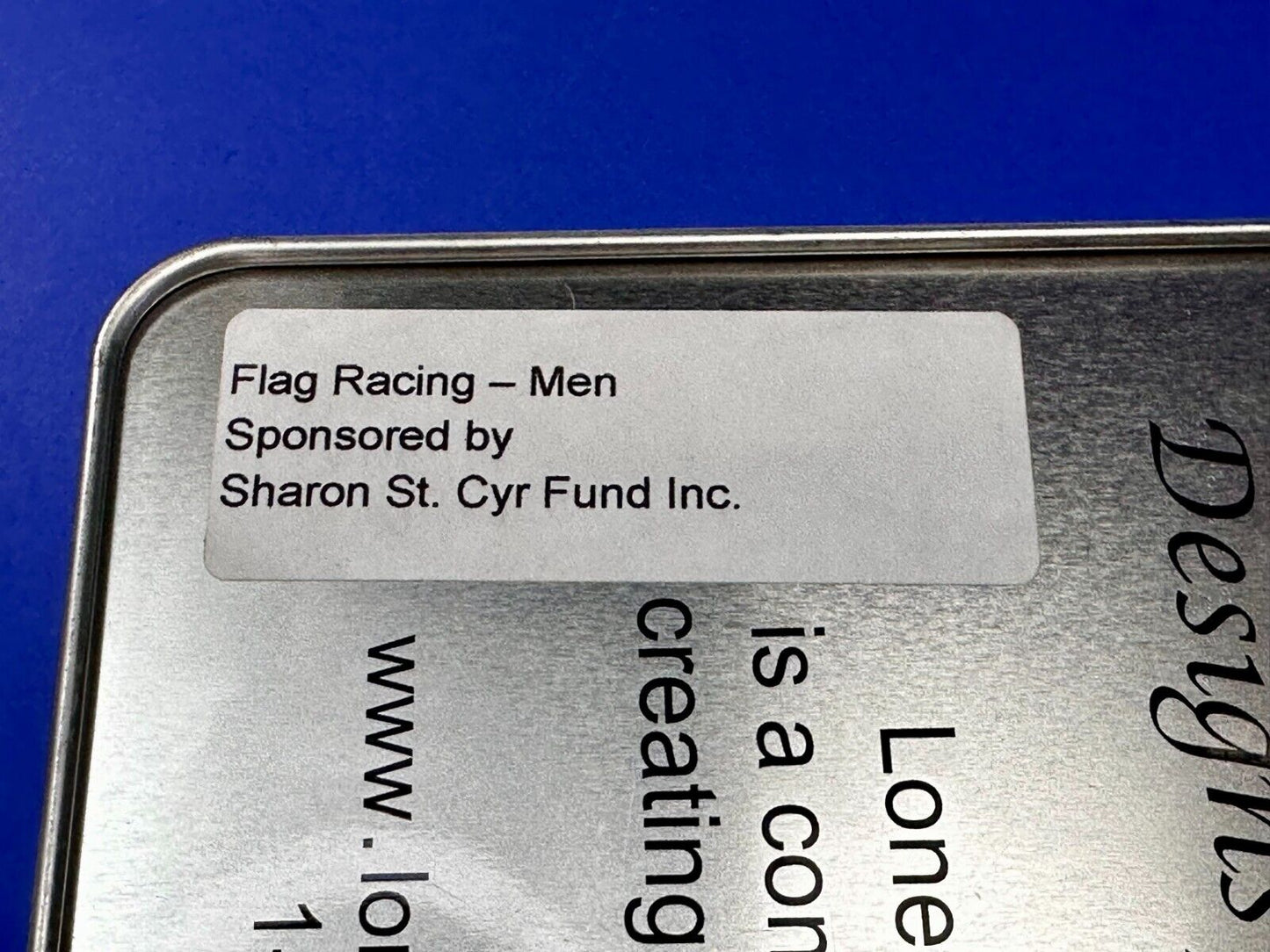 TGRA Texas Tradition Rodeo Flag Racing 2012 Trophy Award Belt Buckle Lone Star