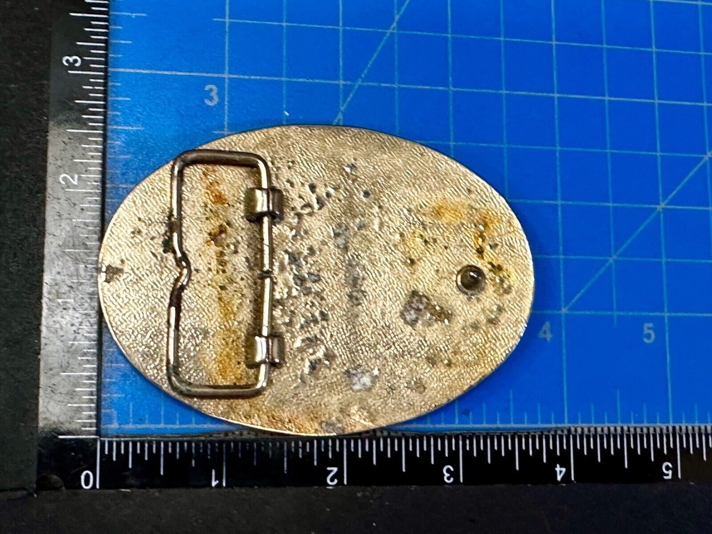The Great Seal of Oklahoma 1907 Commemorative Vintage Belt Buckle