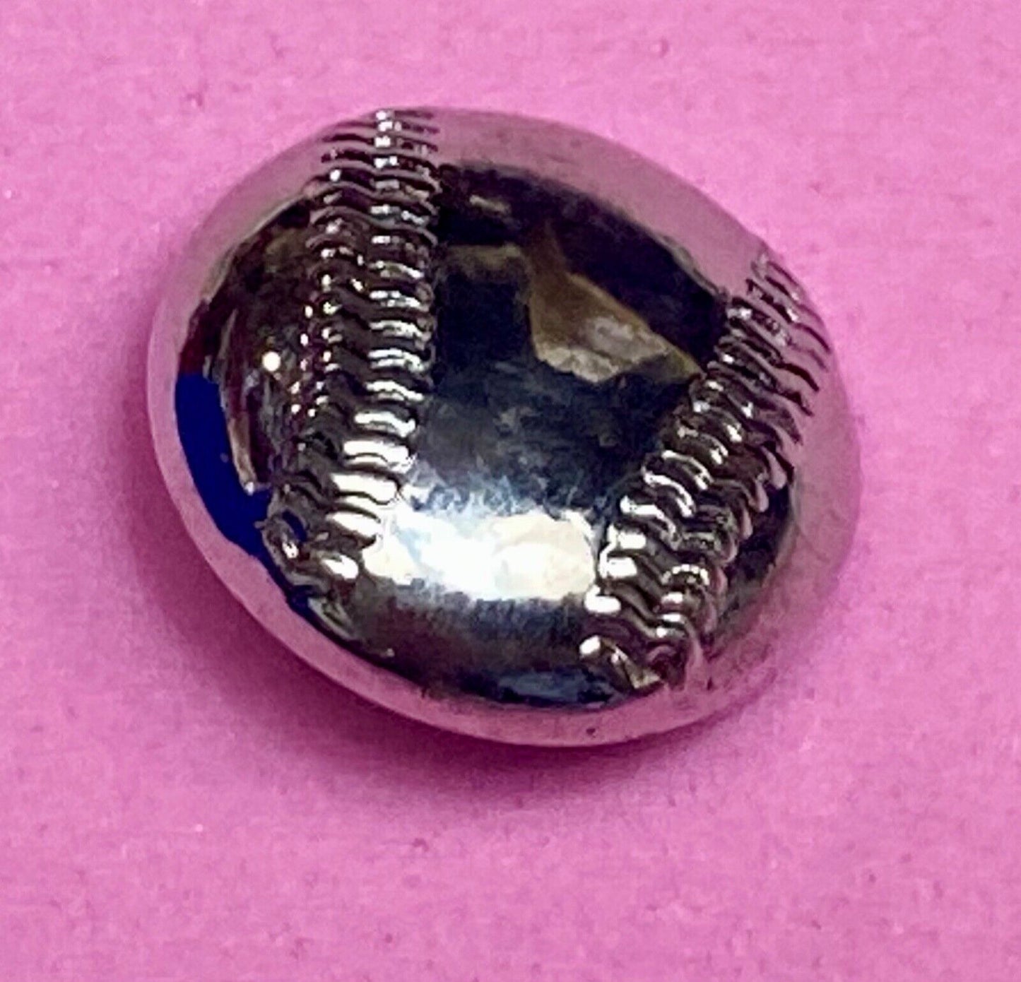 baseball or softball shaped 18mm Button Charms, Ginger Snaps - Magnolia Vine