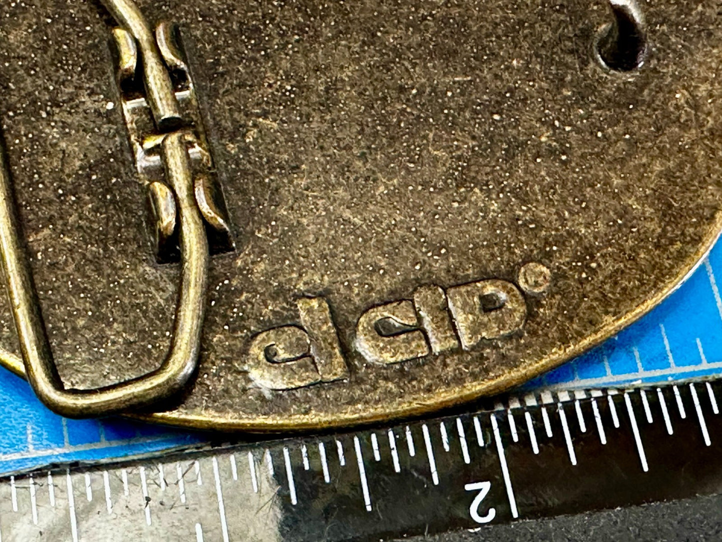 The Great Outdoor American Adventure Promo Leather on Metal El Cid Belt Buckle