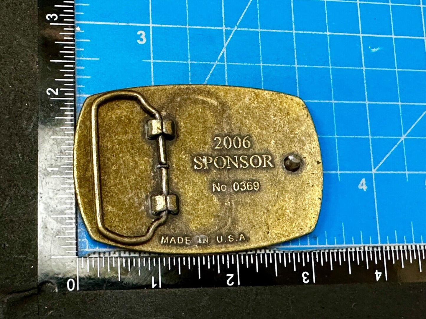 The American Veterans Disabled for life Memorial Commemorative Belt Buckle