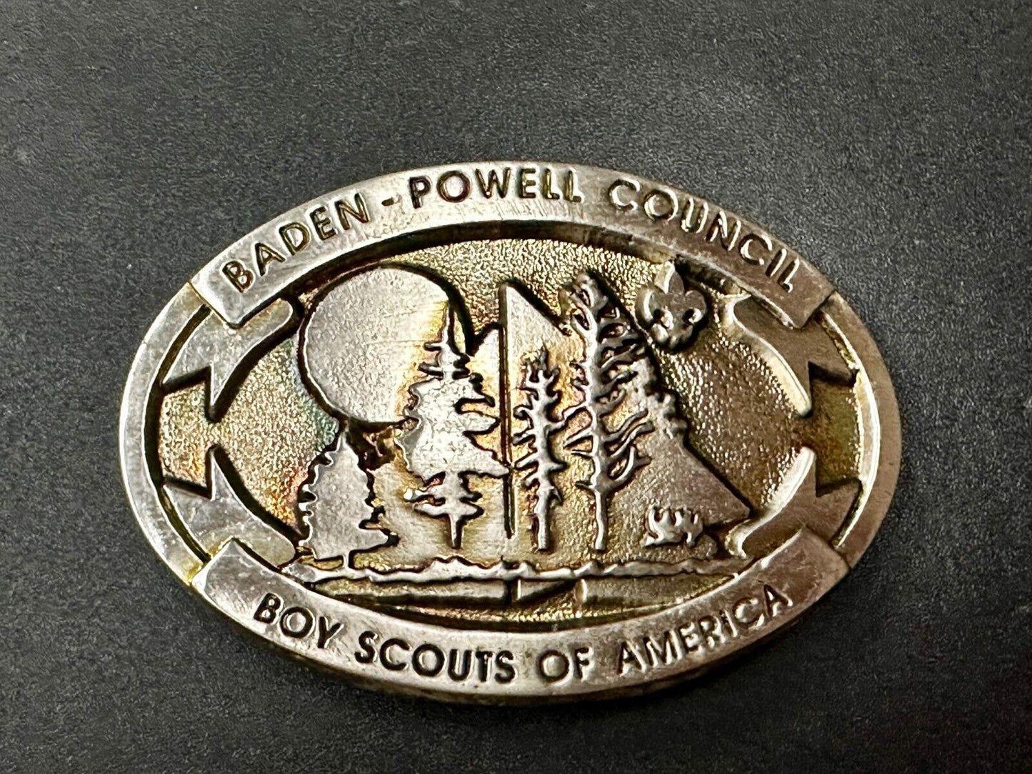 Baden Powell Council Binghamton, NY BSA Boy Scouts of America Belt Buckle