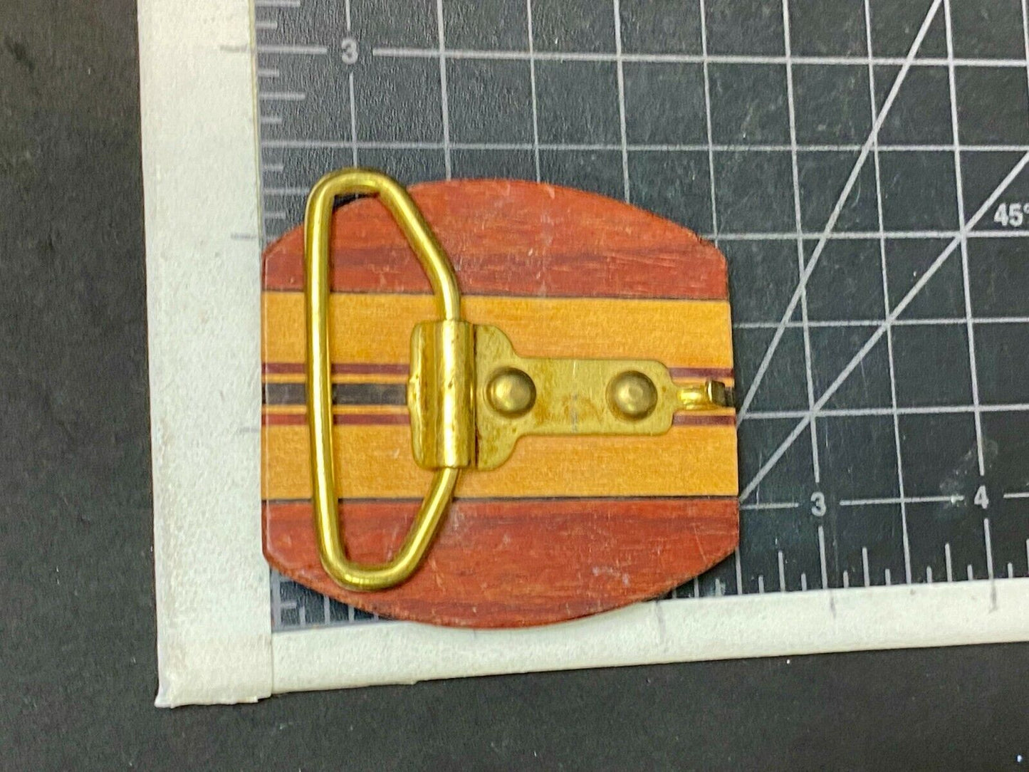 Beautiful Artisan Multi Layer Wooden Belt Buckle
