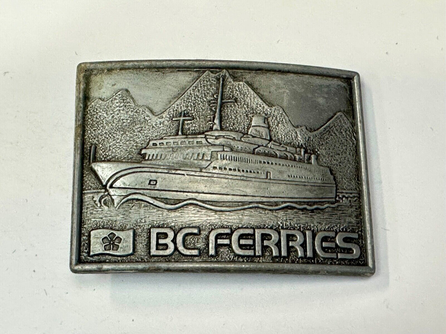 BC Ferries Passenger Boat Ship Company vintage Century Canada belt buckle