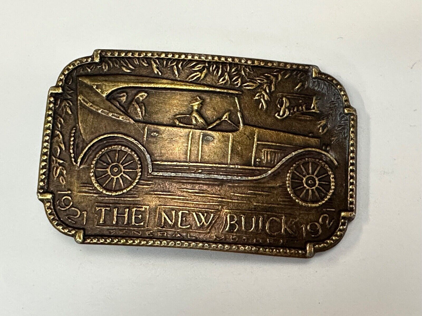The New Buick vintage belt buckle for auto car truck collectors dealers