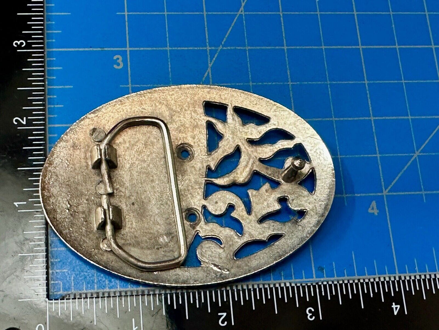 unique western flower swirl belt buckle for centerpiece project or to wear