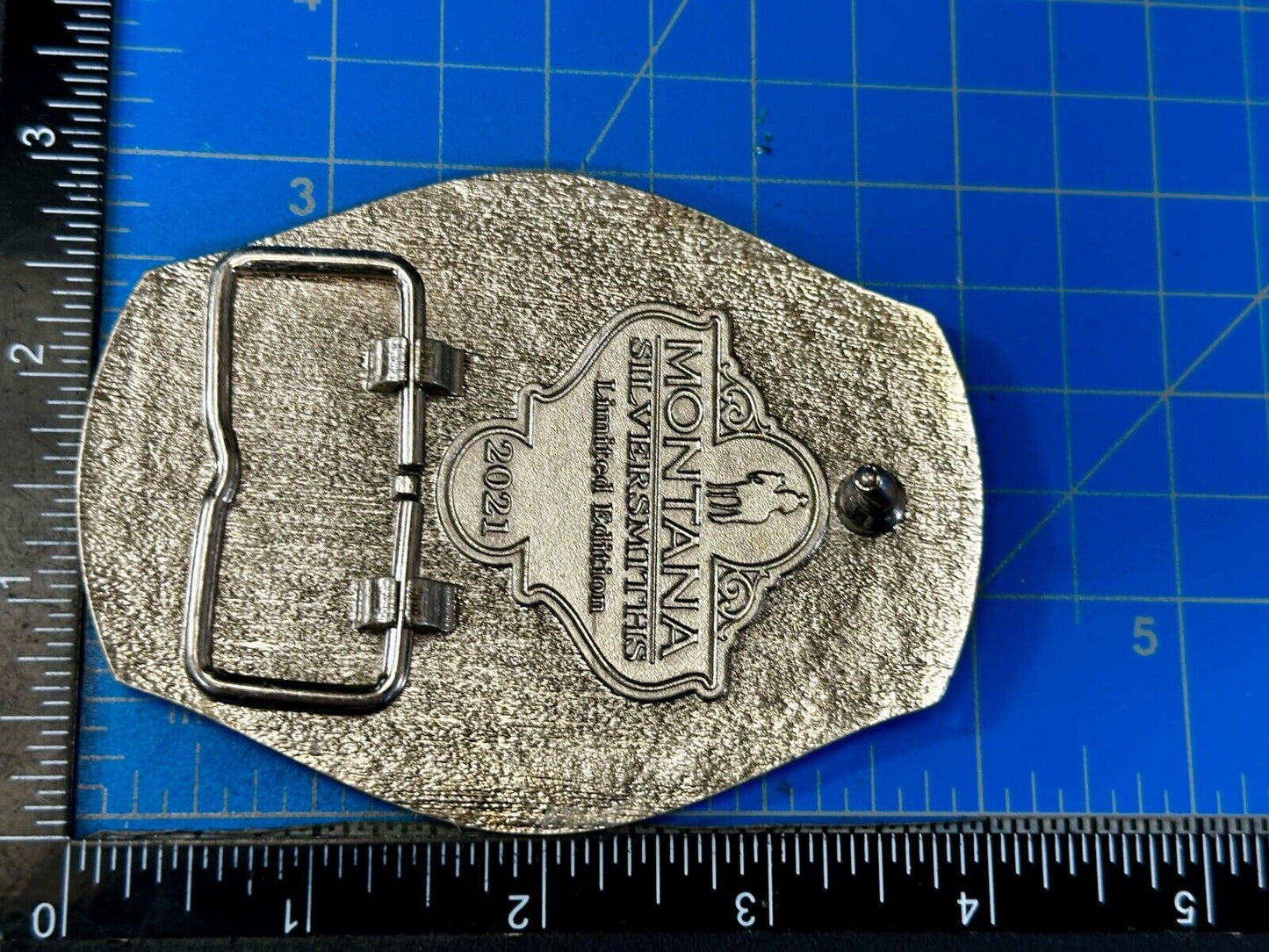 2021 Pendleton whiskey Let'er Buck Rodeo Cowboy Montana Silversmiths Belt Buckle