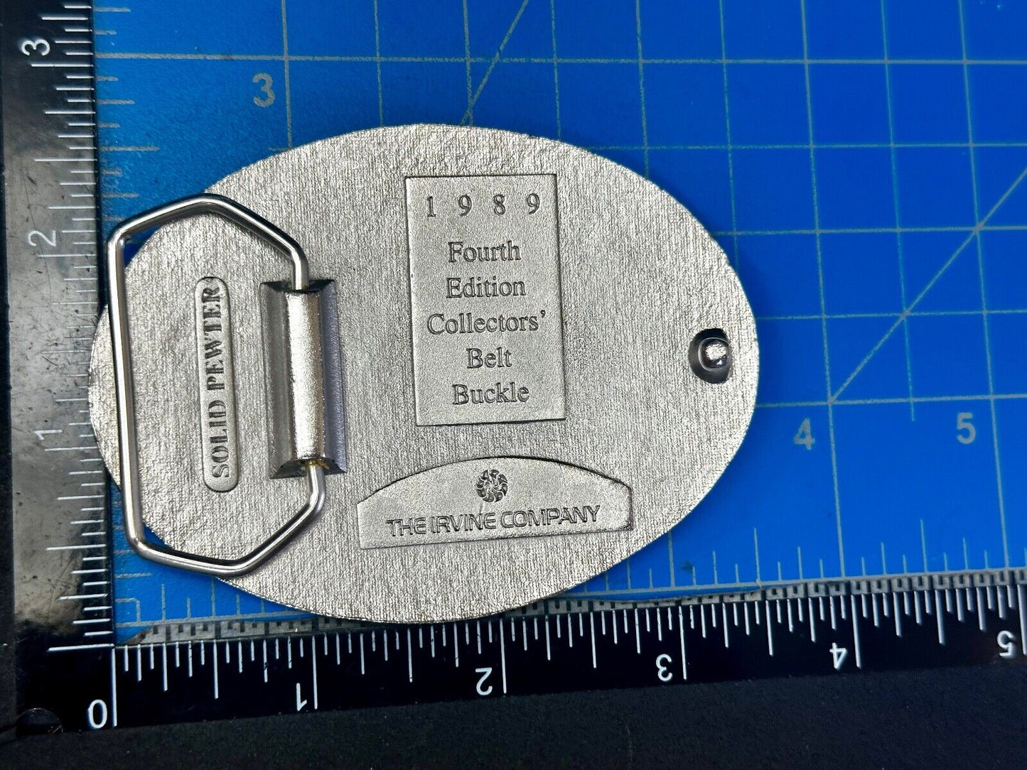 The Irvine Company 1989 Fourth Edition Collectors Western Ranch Belt Buckle