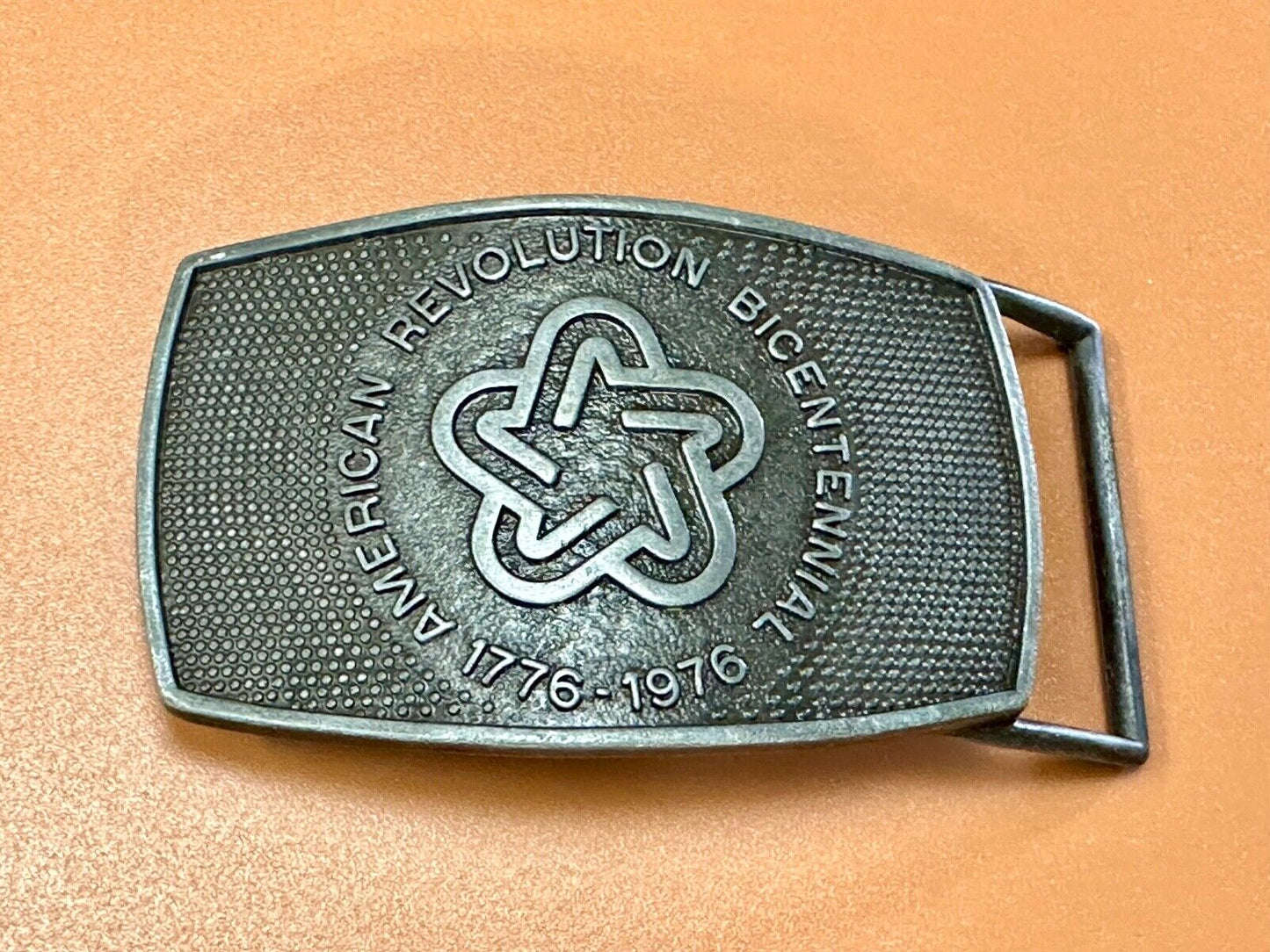 American Revolution Bicentennial Celebration Patriotic Vintage 1976 belt buckle