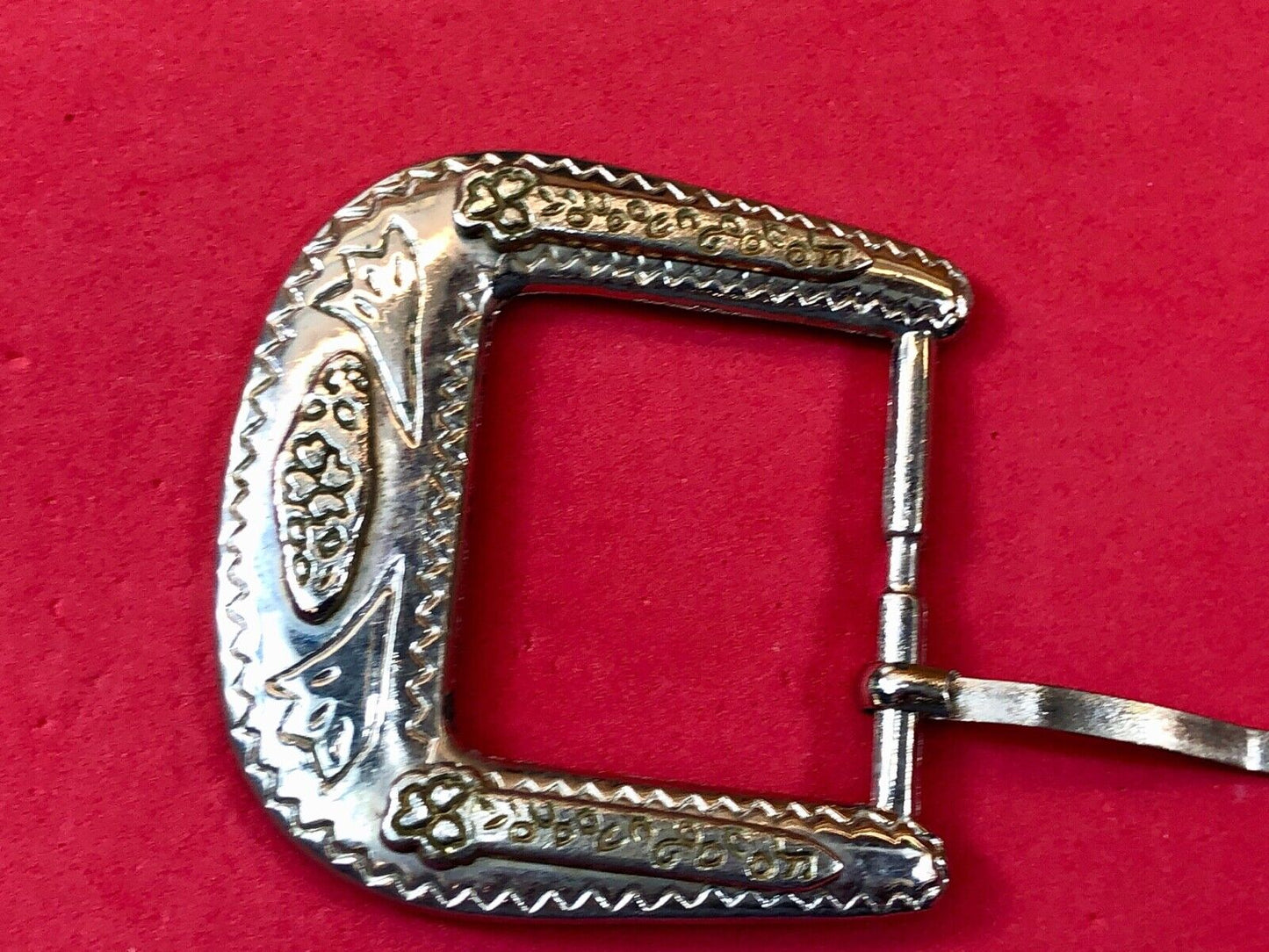 Beautiful Floral Simple Cowgirls Wide Dress Western Belt Buckle