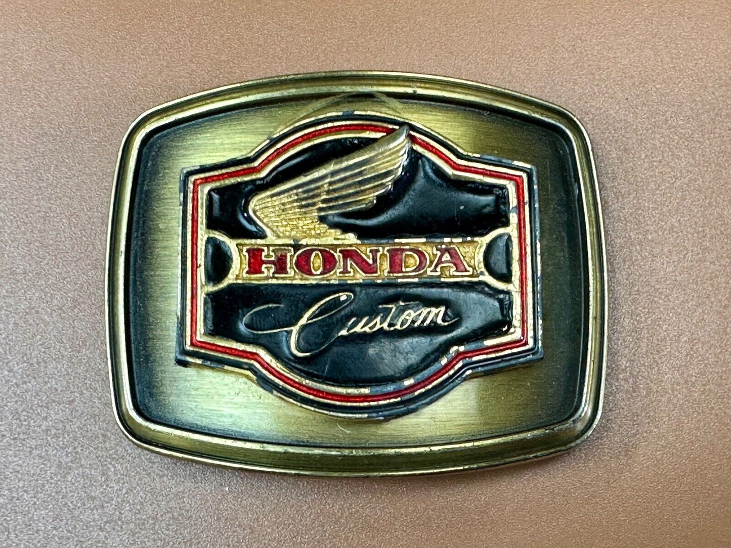 vintage 1979 Hondan Goldwing Custom Riantere belt buckle