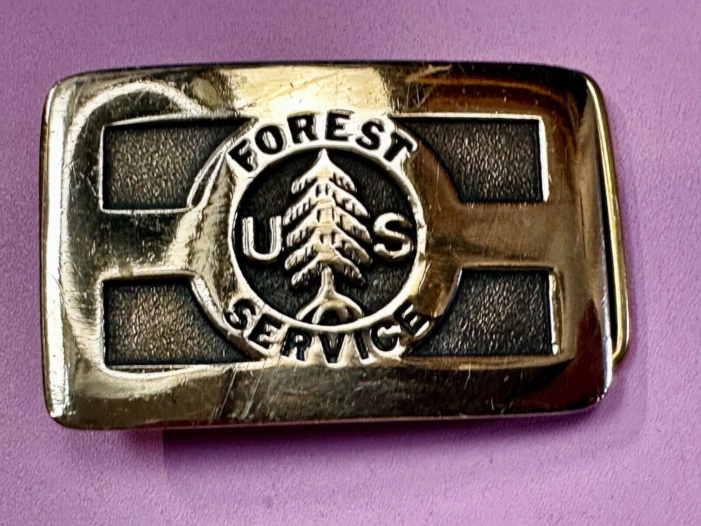 US Forest Service Vintage 1979 Commemorative Belt Buckle by Western Heritage Co