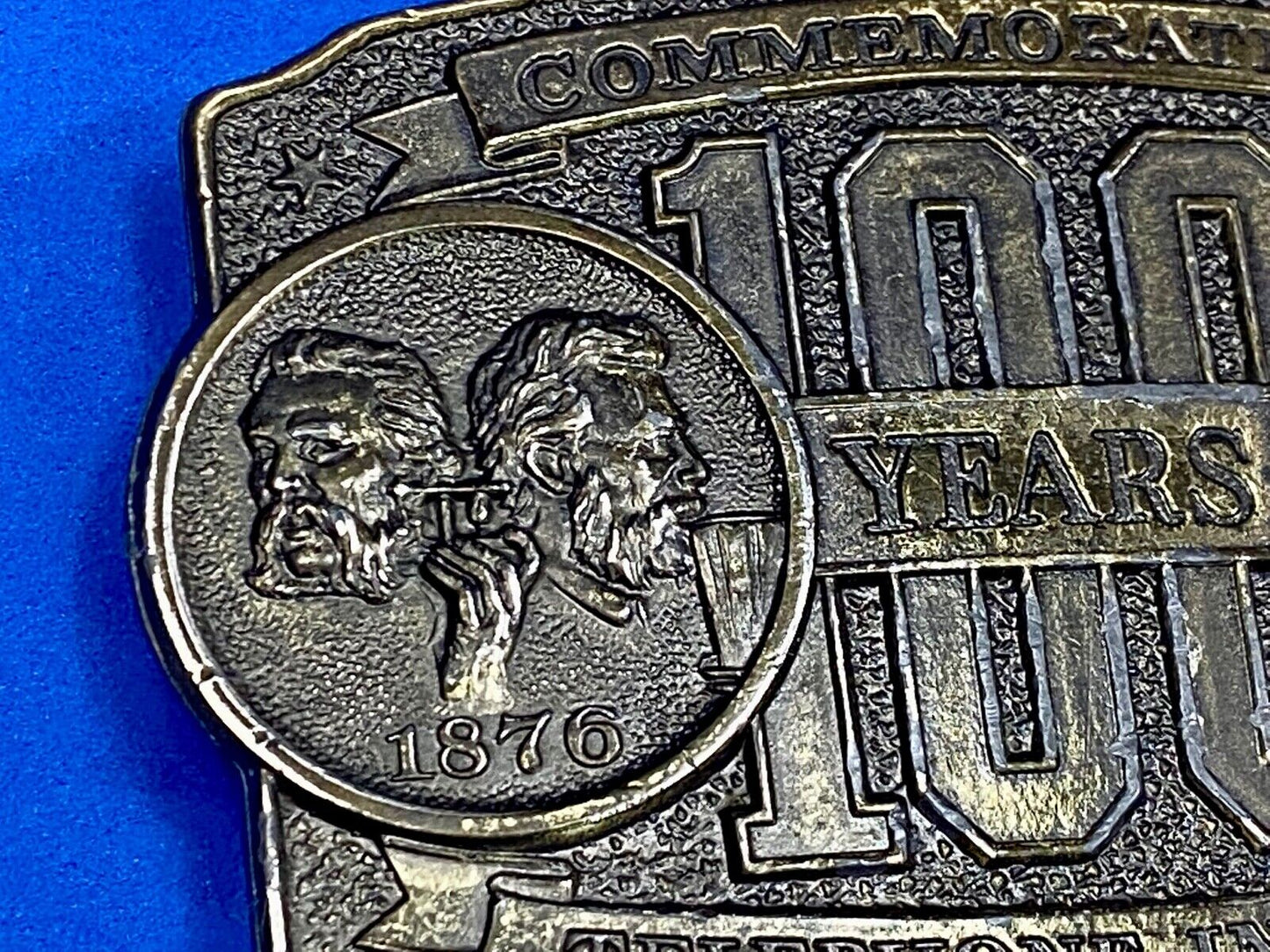 The Telephone Industry, 100 Year Commemorative Belt Buckle - Long Lines Council
