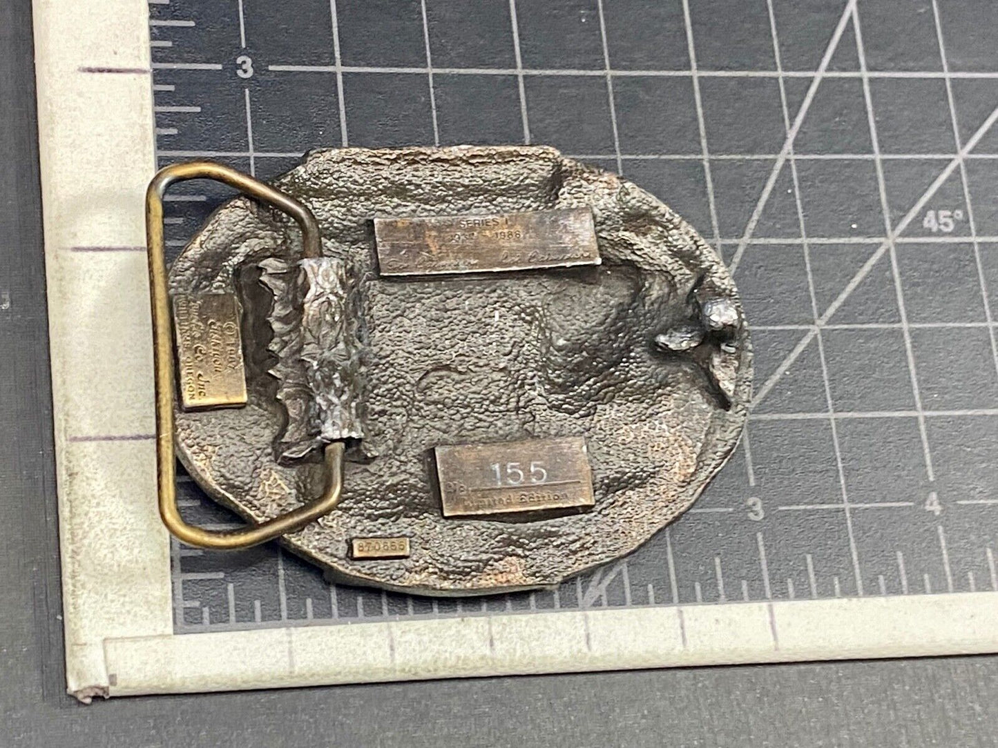 1988 Tisco Tractor Implement Supply Agriculture Farm Farming 51 Year Belt Buckle