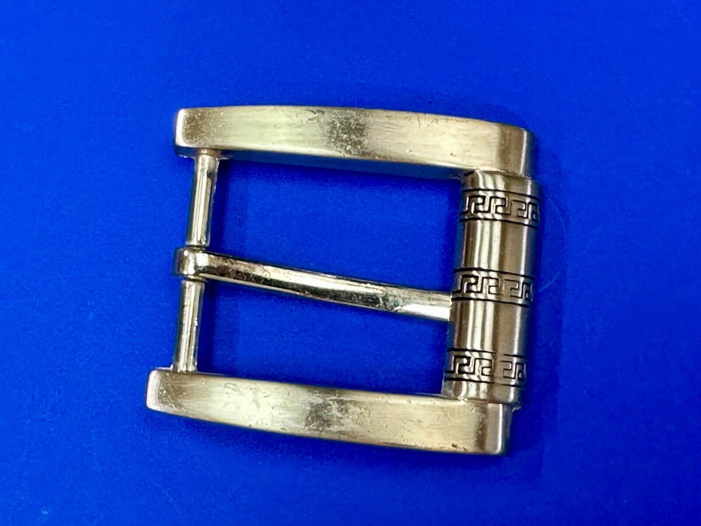 Thick Wide roller end style replacement gold tone belt buckle
