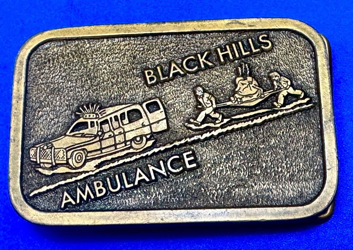Black Hills Ambulance Belt Buckle Hit Line U.S.A. Paramedic EMT by Hit Line