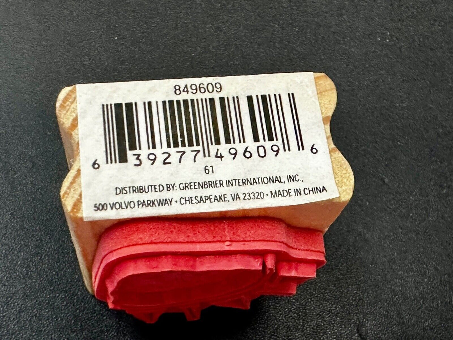 Bear Animal Paw Print - NOS 1.5" Rubber Stamp for Crafting and Card Making