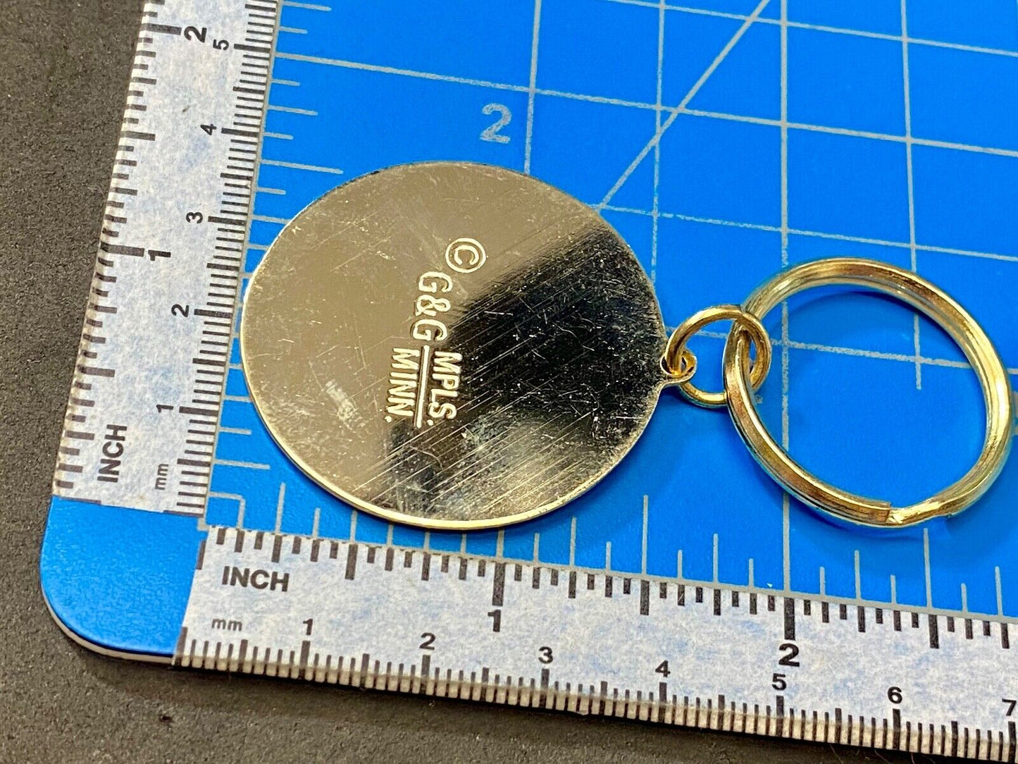 The Great State Seal of North Dakota Souvenir Keychain - Key Ring Chain