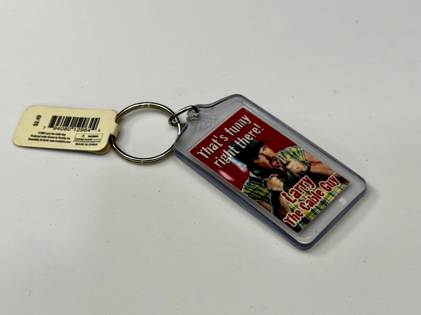 That's Funny Right There Larry The Cable Guy Keychain - Key Ring Chain Souvenir