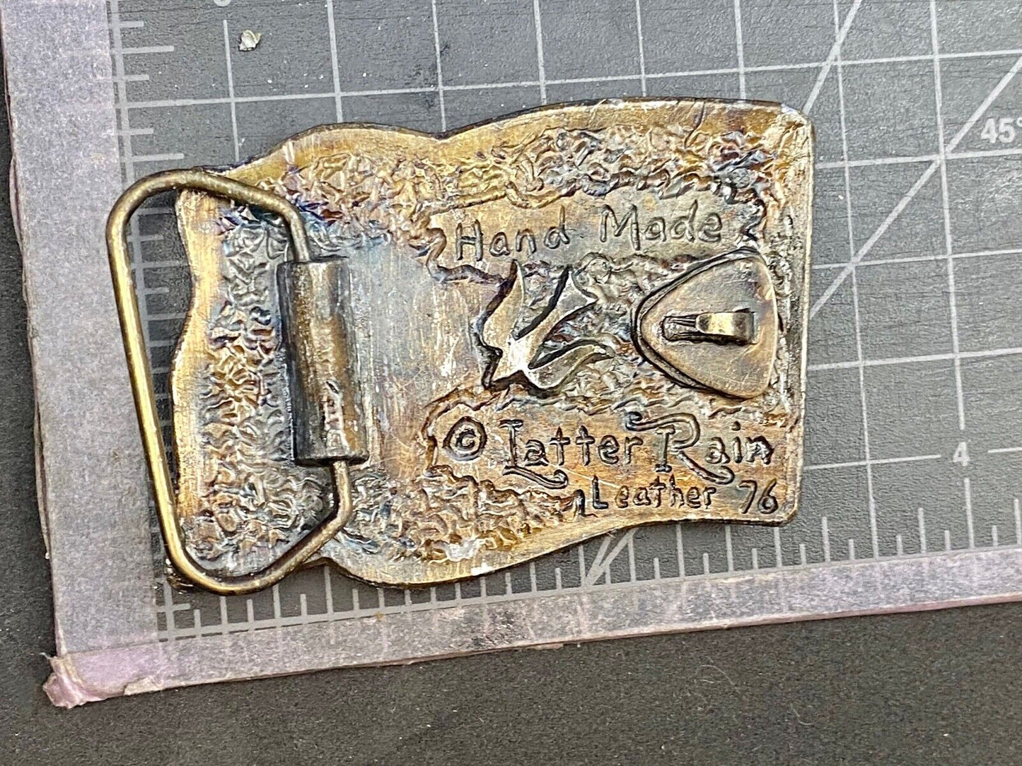 1976 - USA America 200th Anniversary Fife & Drum Corps Artisan Belt Buckle