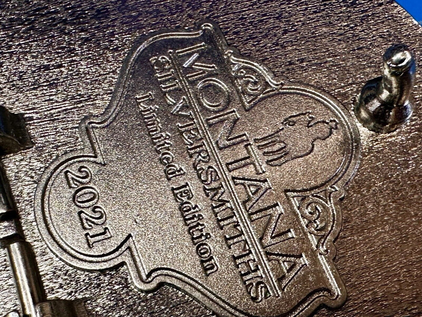 2021 Pendleton Whiskey Let'er Buck Rodeo Cowboy Montana Silversmiths Belt Buckle