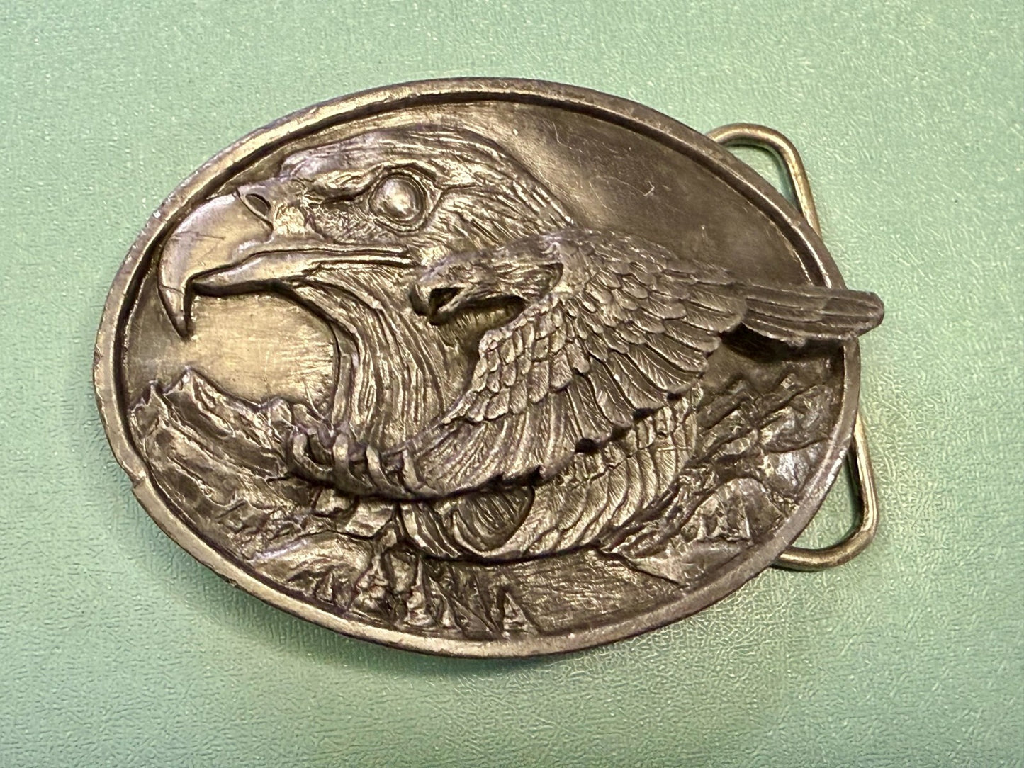 The Eagle & the Hawk Flying John Denver Vintage 1988 Siskiyou Belt Buckle