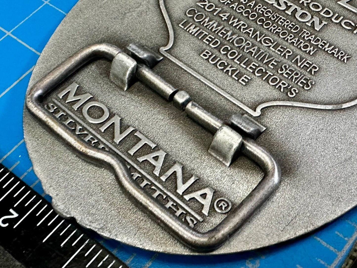 2014 National Finals Rodeo NFR Rodeo NOS Montana Silversmiths Belt Buckle