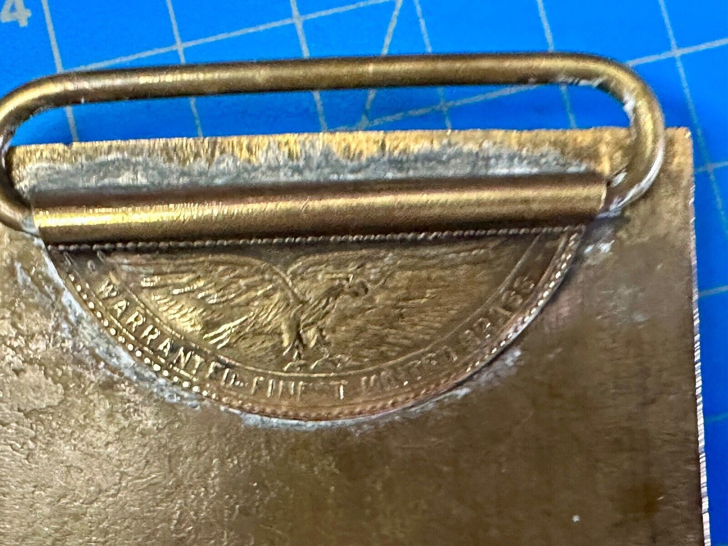The Dalton Gang Collectors Brass Belt Buckle West Cowboy Style - see Hallmarks!
