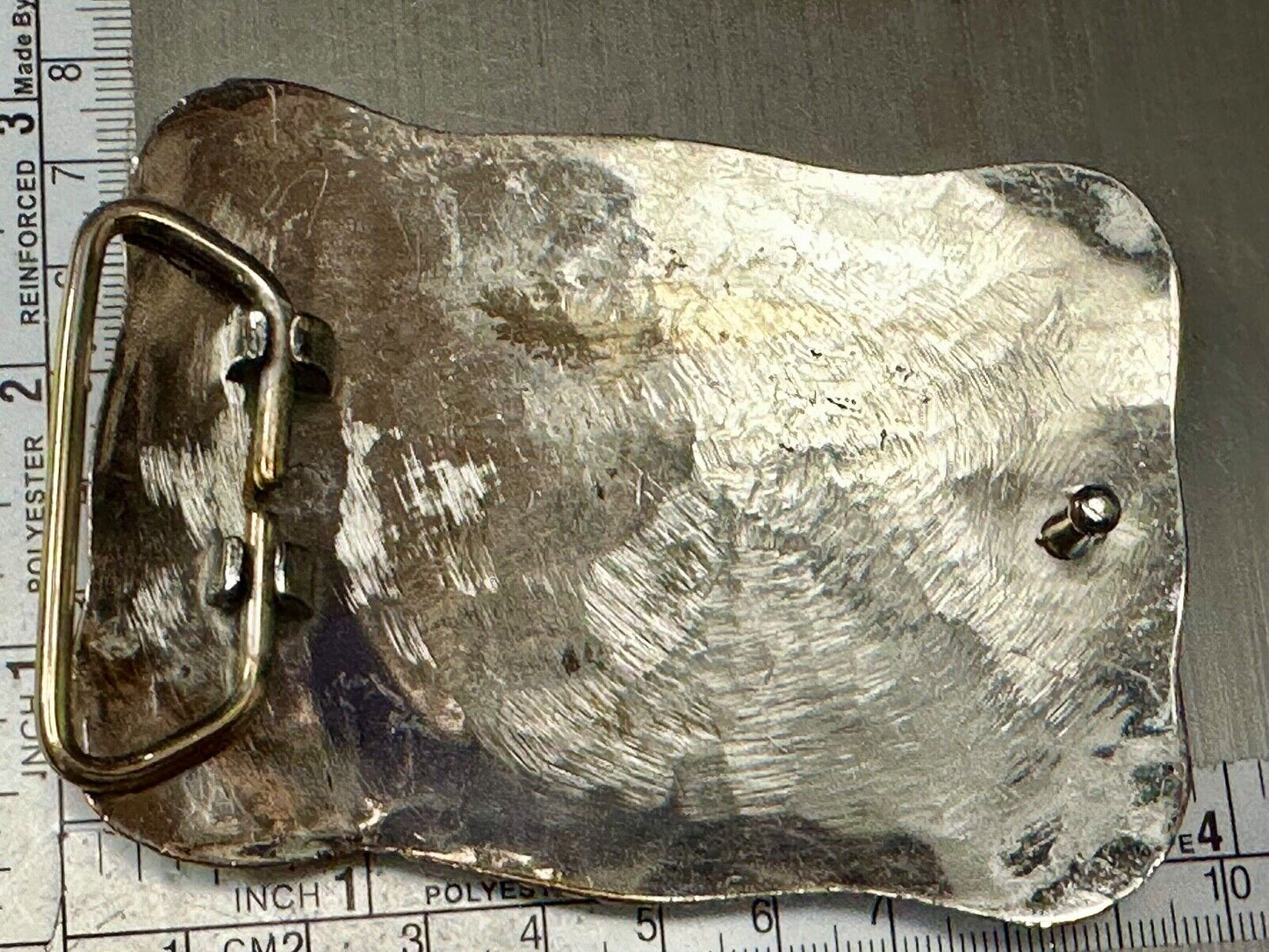 Texas Longhorn Cow Steer flower swirl Belt Buckle w/ thick rope boarder