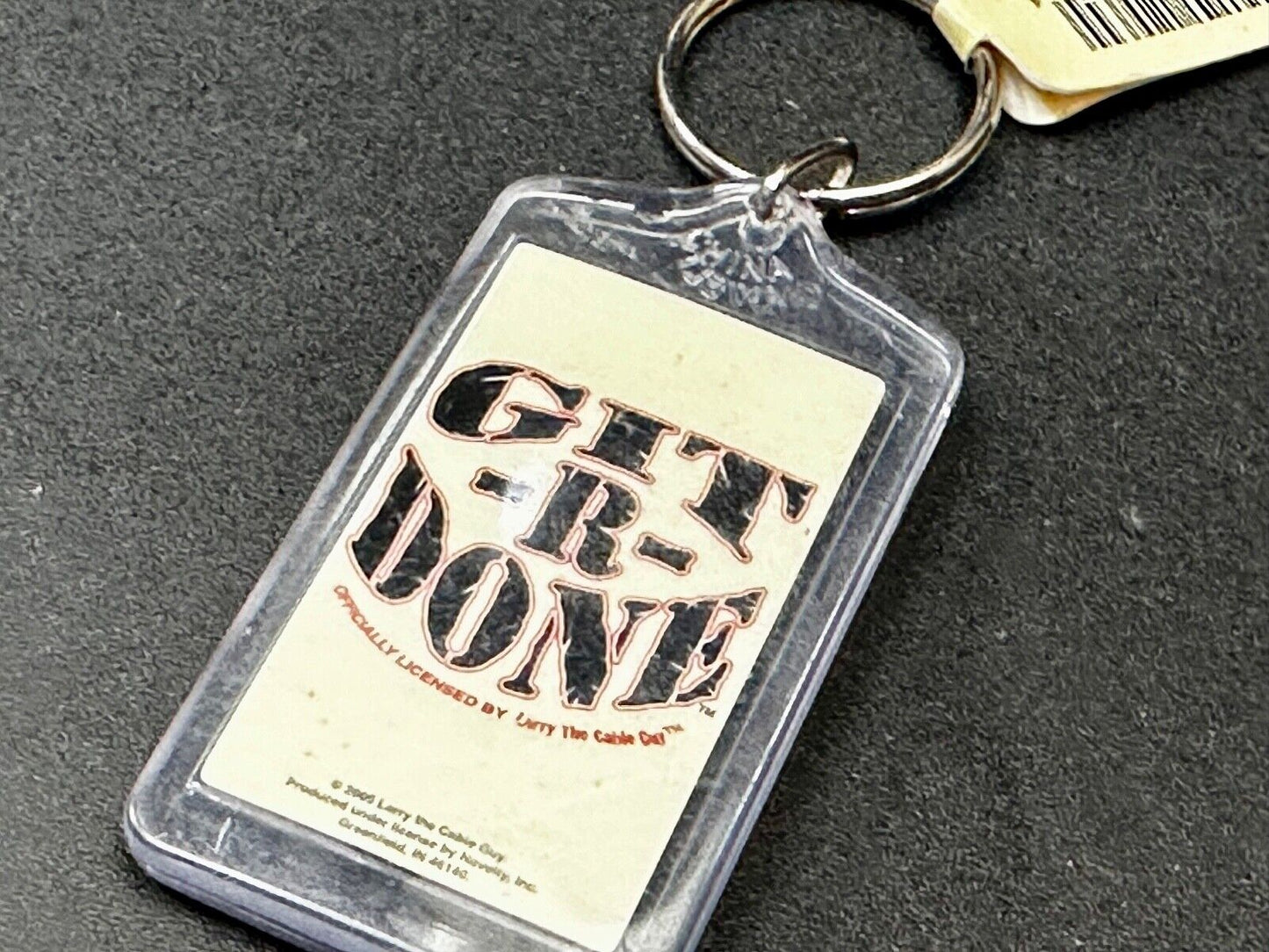 That's Funny Right There Larry The Cable Guy NOS Green Color Keychain Key Ring