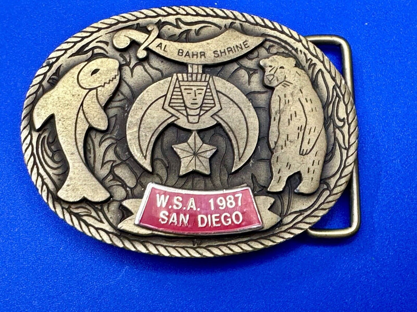 Belt Buckle Texas Shriners