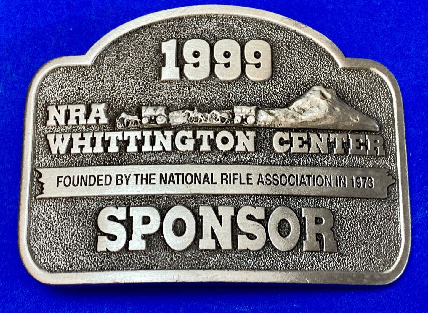 1999 NRA Whittington Center National Rifle Associon Sponsor belt buckle