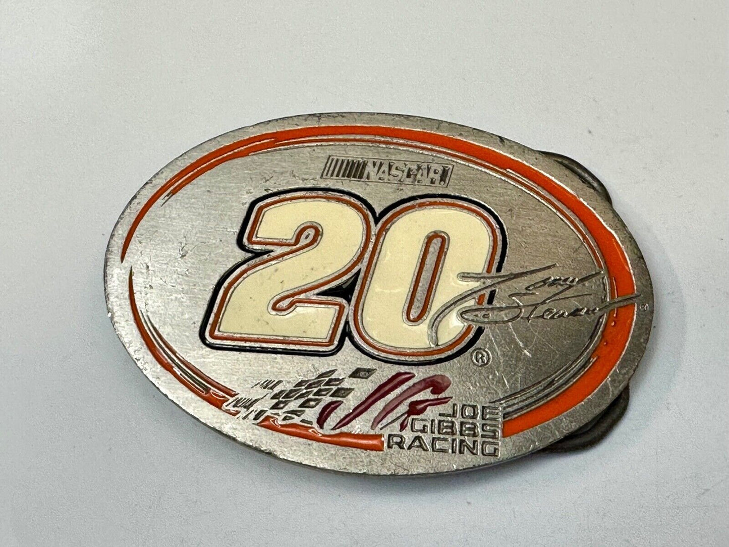 20 Tony Stewart Nascar 2001 Licensed Great American Products Gibbs Belt Buckle