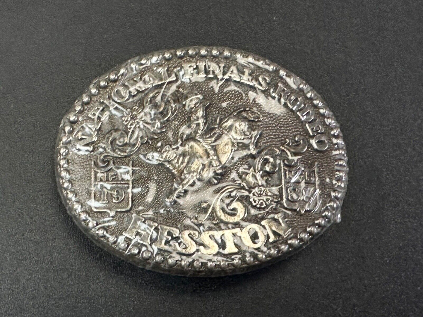 1988 Youth Sized NFR National Finals Rodeo belt buckle
