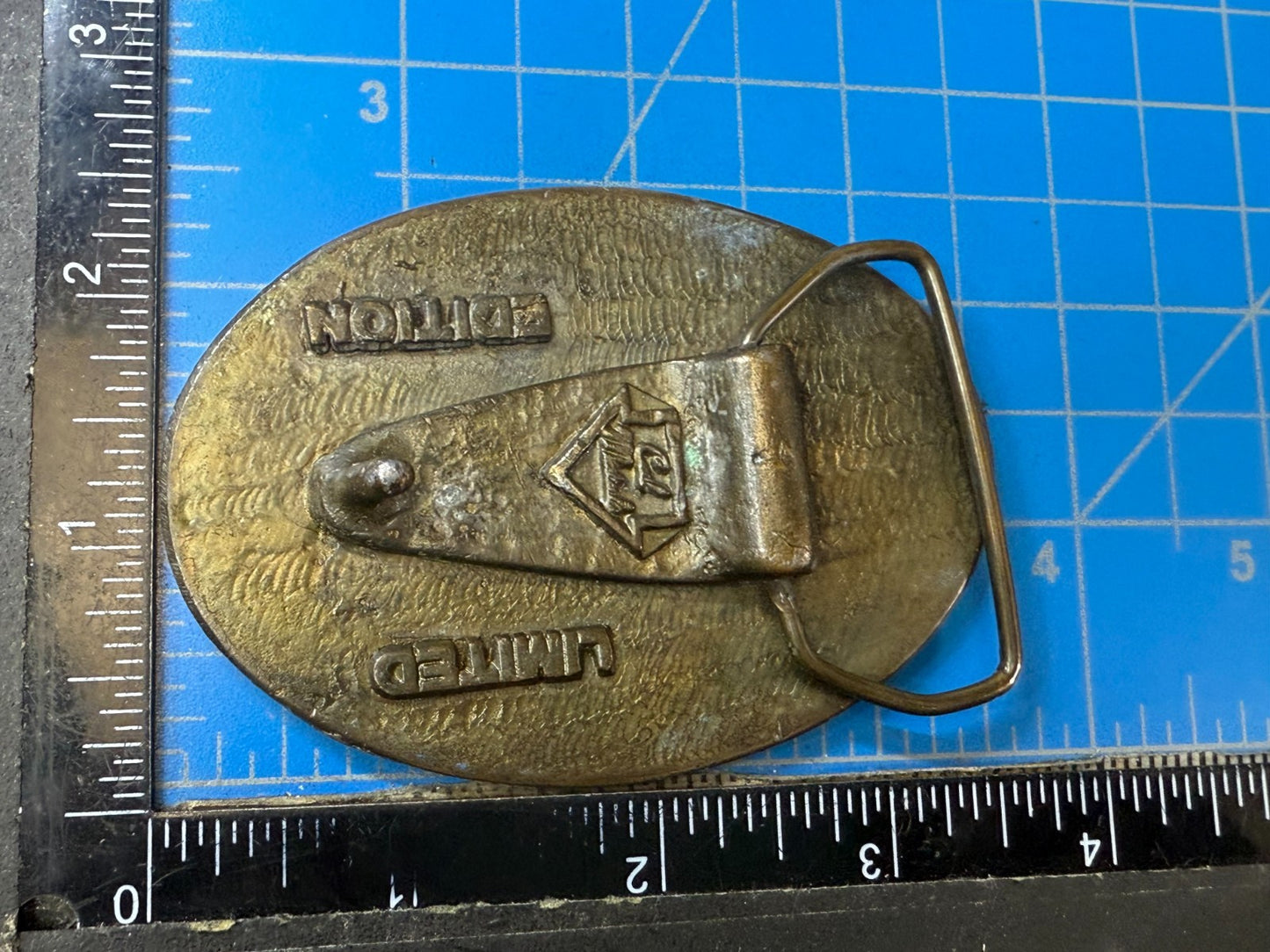 The Union American Civil War 125 Years Grant Clemens Twain Cal Metal Belt Buckle